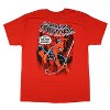Seven Times Six Marvel Amazing Spider Man Shirt Mens Great Power Front Back Graphic Adult Red - 4 of 4
