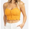 Women's SUNSET RUCHED CROP TOP - MNI Los Angeles - 2 of 4