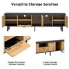 Sapphtopaz TV Stand Modern Entertainment Center for TVs Up to 80" Console Table with Storage Cabinet and Doors for Living Room, Bedroom - 3 of 4