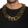 Underwraps Oversized Chunky Gold Chain Adult Costume Accessory - 2 of 4