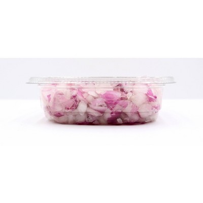 Fresh Diced Red Onion - 5oz
