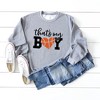 Simply Sage Market Women's Graphic Sweatshirt That's My Boy Basketball - 2 of 4