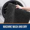 BAGOKIE 3 Piece Chenille Bathroom Rug Set - 4 of 4