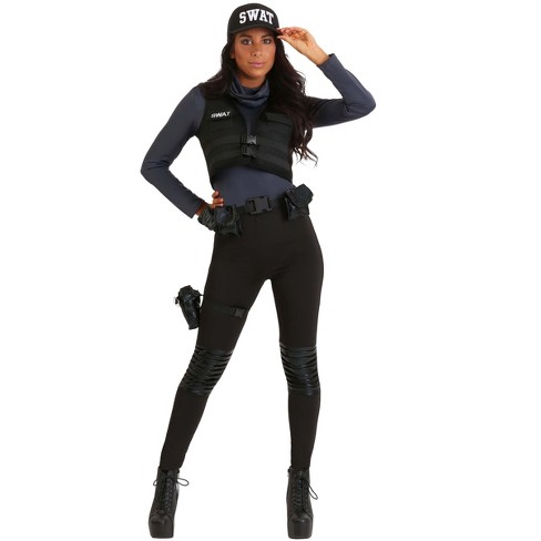 Women's SWAT Police Plus Size Costume Dress