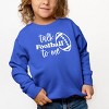 The Juniper Shop Talk Football To Me Ball Toddler Graphic Sweatshirt - 3 of 4