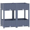 vidaXL Raised Bed 31.5"x15.7"x28" Polypropylene - 2 of 4
