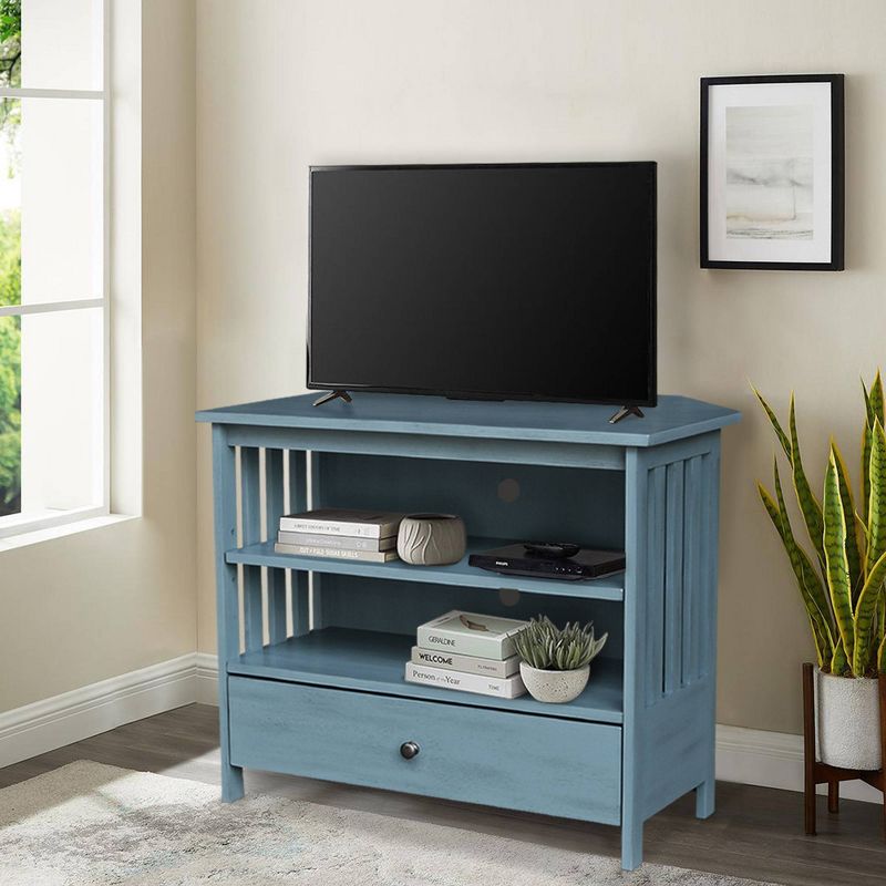 Mission Corner TV Stand for TVs up to 38" - International Concepts, 3 of 15