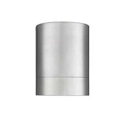 Brushed Nickel LED Cylinder Flush Mount Ceiling Light