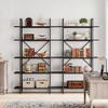 5 Tier Bookcase, 67.9” Bookshelf for Living Room, Large Book Shelf with 5 Open Bookshelves with Roman Column, Display Shelves - 4 of 4