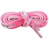 INSPIRE CHIC Colorful Flat Reflective Hearts Lightweight Shoelaces 0.31inches Width 1 Pair - 2 of 4