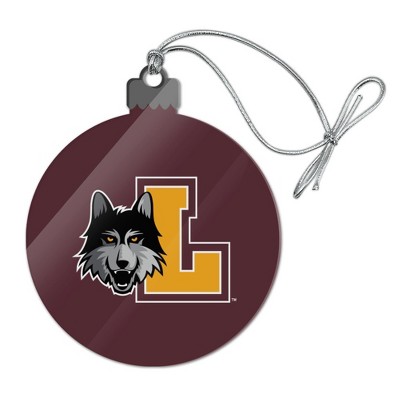 Loyola University Chicago Primary Logo Acrylic Christmas Tree Holiday Ornament