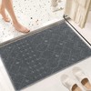Area Rug Moroccan Geometric Rug Shag Rug High-Low Pile Indoor Carpet - 3 of 4