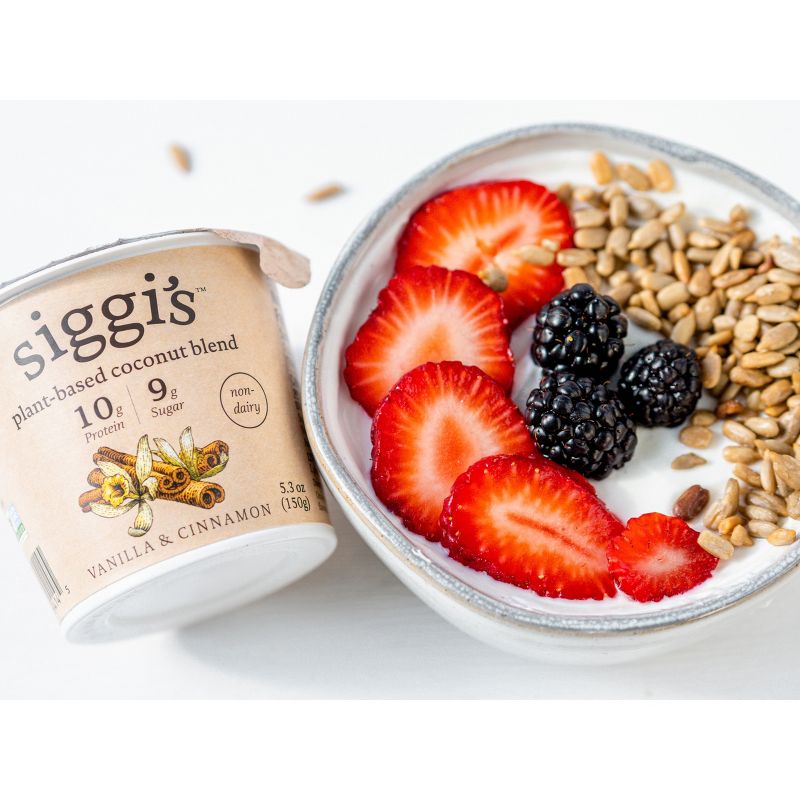 Siggi&#39;s Vanilla Cinnamon Plant-Based Coconut Blend Yogurt Alternative - 5.3oz, 3 of 5