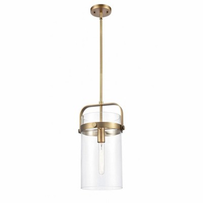 Pilaster - 1 Light Stem Hung Pendant In Industrial Style-17.13 Inches Tall and 9.38 Inches Wide