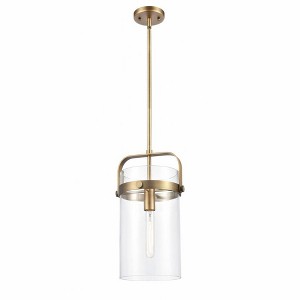 Pilaster - 1 Light Stem Hung Pendant In Industrial Style-17.13 Inches Tall and 9.38 Inches Wide - 1 of 1