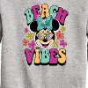 Boys' - Disney - Beach Vibes Graphic Long Sleeve Fleece Sweatshirt - 2 of 4