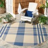 Courtyard CY6201 UV & Stain Resistant Non-Shedding Power Loomed Indoor/Outdoor Rugs - Safavieh - 2 of 4