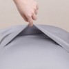 Unique Bargains Envelope Closure Cooling Soft Satin Polyester Pillowcases Queen 20"x30" 2 Pcs - 2 of 4