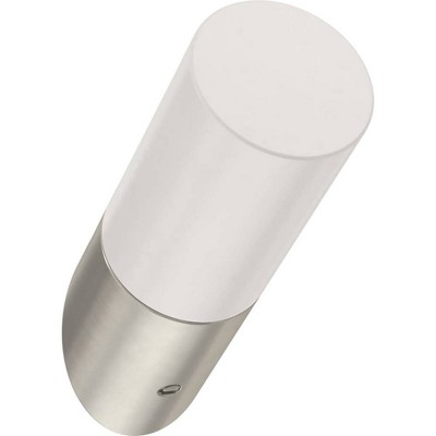 Franklin Brass 5pk 2.25" Modern Slant Decorative Hooks Nickel/Pure White