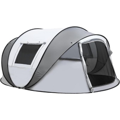 MaseiKar Camping Instant Pop Up Tent, 5 Person, Water Resistant Dome, Easy Setup for Camping Hiking and Outdoor, Portable with Carry Bag, 3 Season