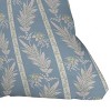 Deny Designs 18"x18" Schatzi Brown Celine Emma Leaf Vine Throw Pillow Blue - 3 of 4