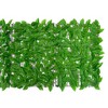 vidaXL Balcony Screen with Green Leaves 236.2"x29.5" - 4 of 4