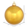 Vickerman Antique Gold Ball Ornament - 2 of 4