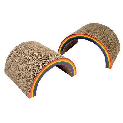 Photo 1 of PRIDE Double Rainbow Cat Scratcher Toy - Boots  Barkley