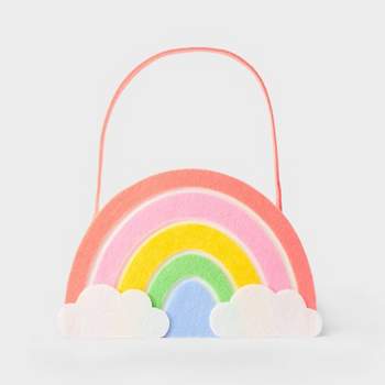 Felt Easter Basket Rainbow with Clouds - Spritz™