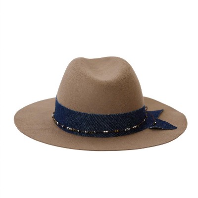 Women's Charlotte Felt Fedora Hat - Hat Attack