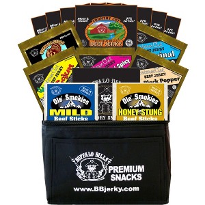Buffalo Bills 15-Piece Low Carb Lovers Beef Jerky & Beef Stick 6-Pack Gift Cooler (2 carbs or less) - 1 of 4