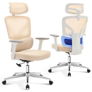 Office Chair Ergonomic Desk Chair - Home Mesh Office Desk Chair with Adjustable Lumbar Support, for Home, Office - 1 of 4