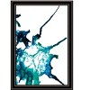 HomeRoots Ocean Living Black Framed Print Wall Art - 4 of 4