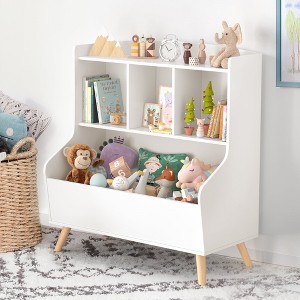 Arceso  Wooden Kids Toy Storage Organizer, Bookshelf for Kids Room - 1 of 4