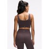 Peloton Women's Seamless Square Neck Bra, Raisin - 3 of 4