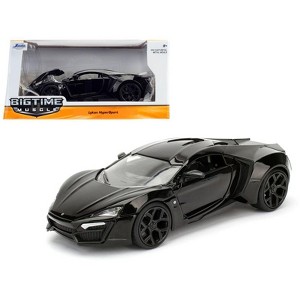 Lykan Hypersport Glossy Black 1/24 Diecast Model Cars by Jada - 1 of 3