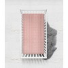 Bacati - Ikat Coral Stripes Muslin 100 percent Cotton Universal Baby US Standard Crib or Toddler Bed Fitted Sheet - 3 of 4