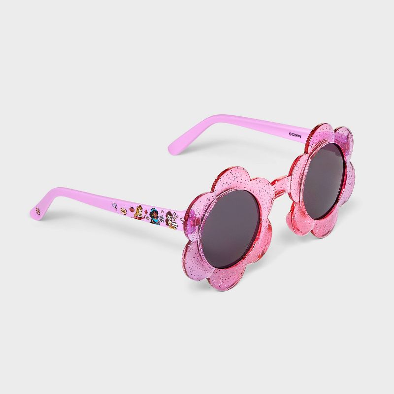 Toddler Girls&#39; Disney Princess Flower Frame Sunglasses - Pink, 2 of 4