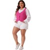 Agnes Orinda Women's Plus Size Fashion Retro Sleeveless Button-Up Jean Denim Vests - 3 of 4