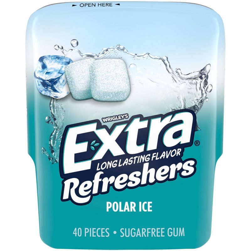 Wrigley&#39;s EXTRA Refreshers Polar Ice Chewing Gum - 3.2oz/40ct, 1 of 10