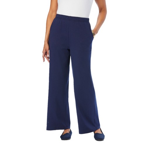 Jessica London Women's Plus Size Soft Ease Capri - 26/28, Blue : Target