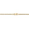 Black Bow Jewelry 1.8mm, 14k Yellow Gold Light Diamond Cut Rope Chain Necklace - 4 of 4