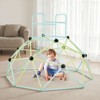 VEVOR Climbing Dome, 6FT Geometric Dome Climber for Kids, 600LBS Loading Indoor/Outdoor Jungle Gym Playground, Blue&Green - 2 of 4
