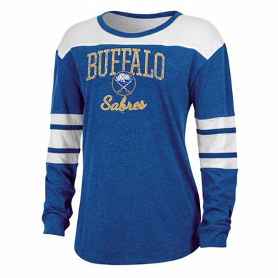 NHL Buffalo Sabres Women's Long Sleeve Fashion T-Shirt