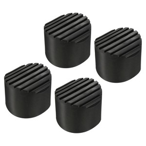 Unique Bargains Non Slip Round Rubber Ladder Accessories Protective Pads 4 Pcs - 1 of 3