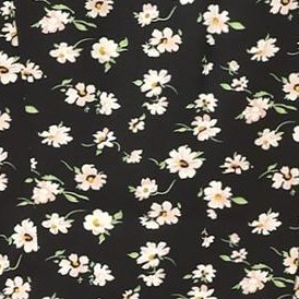 black pink-floral