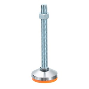 Unique Bargains Carbon Steel Non-Skid Adjustable Furniture Table Feet Leveling Feet - 1 of 4