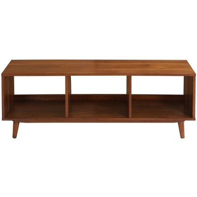 Cricket Open Shelf Media TV Stand - Natural Acacia - Safavieh.