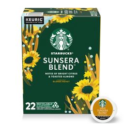 Starbucks Sunsera Blend Blonde Roast Keurig K-Cup Coffee Pods - 22ct