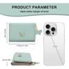 FATMOON Wallet for Women- Fashionable Butterfly PU Leather Wallet - Easy to Use Small Card Holder with ID Window,Perfect for Daily Use and Gift - 3 of 4